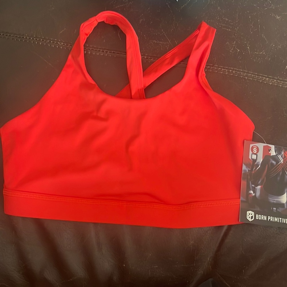 Born primitive Helix Cherry sports bra